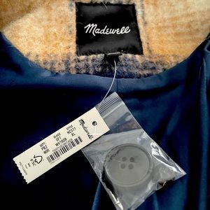 Courton Cocoon Coat in Plaid